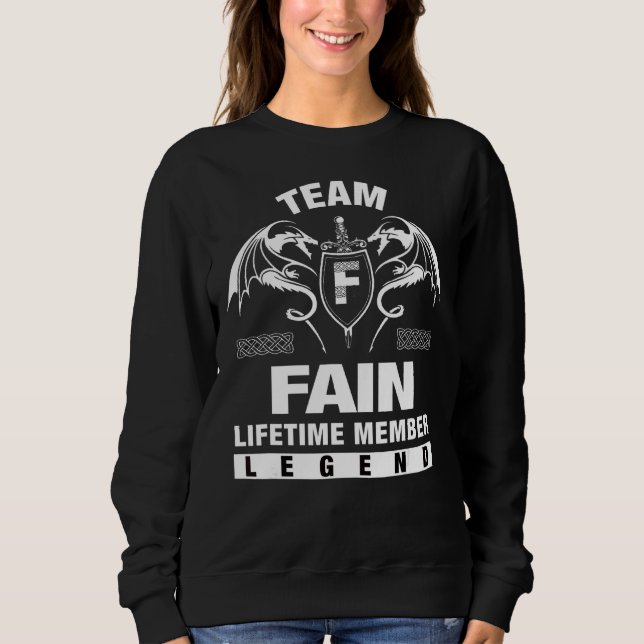Sweatshirt Membre à vie de Team Fain (Devant)