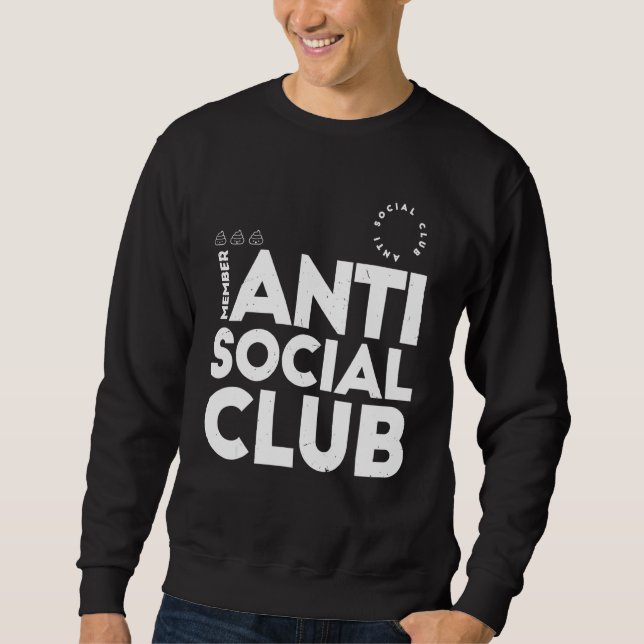 Sweatshirt Membre Anti Social Club Anti Social Club (Devant)