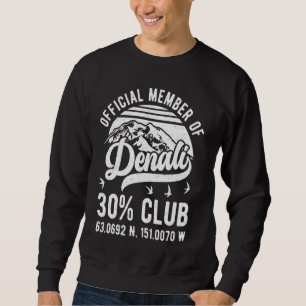 Sweatshirt Membre officiel du Denali 30 Club Alaska National