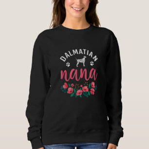 Sweatshirt Mémé Dalmatien Femme Chien Mignon Noël