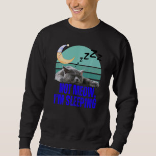 Sweatshirt Mème de chat drôle Rétro Kitty Amateur de félins P