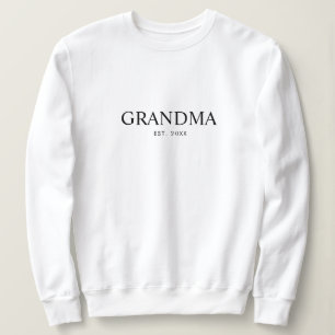 Sweatshirt Mémé élégante moderne