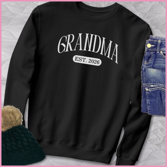 Sweatshirt Mémé Établi en 2026 Futur Mémé (Créateur téléchargé)
