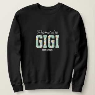 Sweatshirt Mémé florale, promue grand-mère