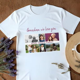 Sweatshirt Mémé nous t'aimons petits-enfants 6 Collage de pho