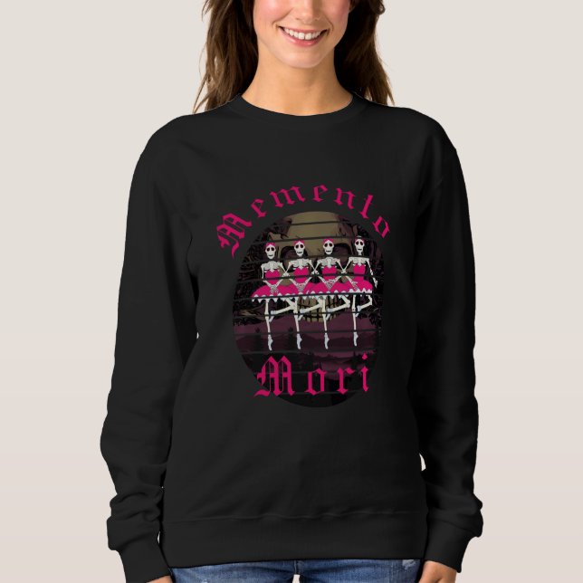 Sweatshirt Memento Mori Danse Latine De La Mort Drôle (Devant)