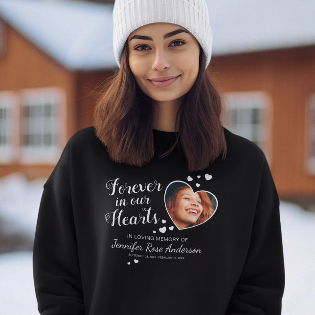 Sweatshirt Mémoire commémorative pour toujours dans nos coeur (Créateur téléchargé)