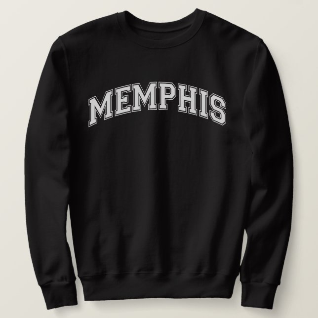 Sweatshirt MEMPHIS University Style Sweater America College (Design devant)