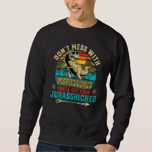 Sweatshirt Mens Amusants Poppiesaurus Dinosaur Rex Fils