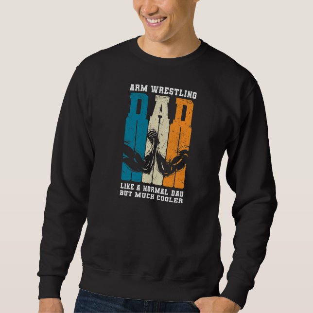 Sweatshirt Mens Arm Lutter Papa Un Papa Normal Mais Glacière  (Devant)