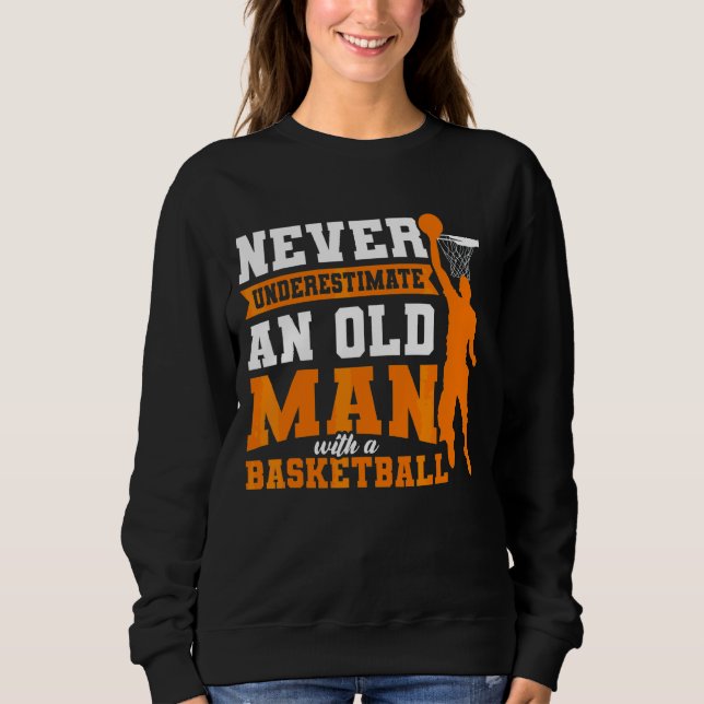 Sweatshirt Mens Basketball Basketball Team Sport Ba (Devant)