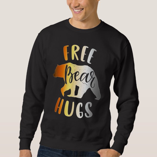 Sweatshirt Mens Bear Community Free Bear Hugs  Gay Bear Pride (Devant)