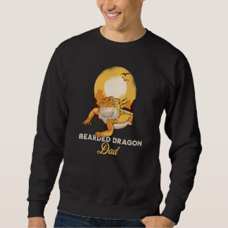 Sweatshirt Mens Bearded Dragon Dad Reptile Lizard