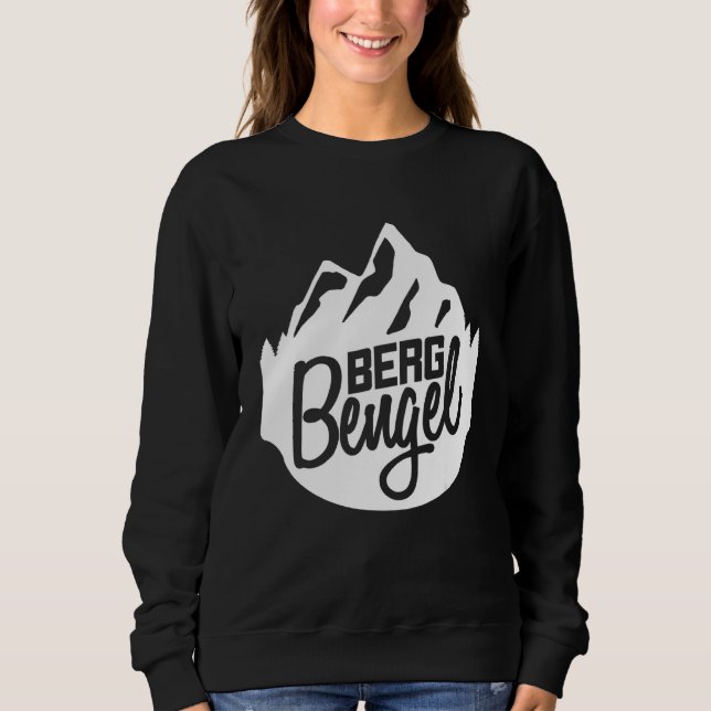 Sweatshirt Mens Berg Bengel Alpes d'alpinisme Escalade (Devant)