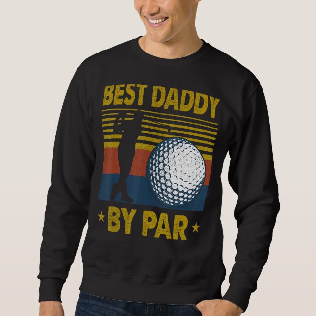 Sweatshirt Mens Best Daddy By Par Disc Golf For Men Père (Devant)