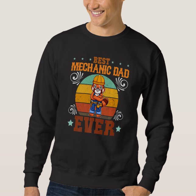 Sweatshirt Mens Best Mechanic Dad Ever Technician Father's Da (Devant)