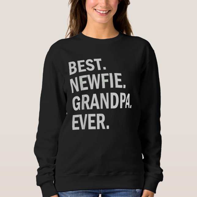 Sweatshirt Mens Best Newfie Grandpa Ever  Newfoundland Dog (Devant)