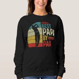 Sweatshirt Mens Best Papa Par Par Par Papa Père Day Golf Golf