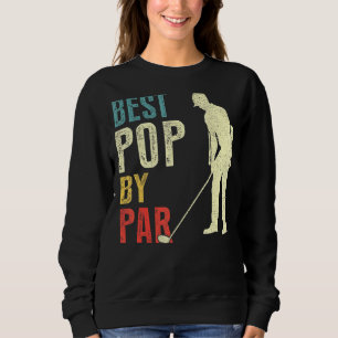 Sweatshirt Mens Best Pop Pop Par Par Par Golf Fête des pères
