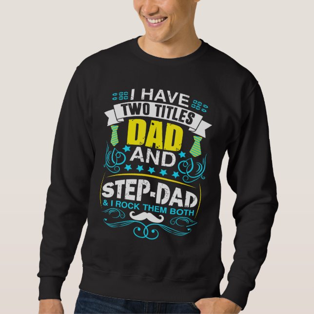 Sweatshirt Mens Bonus Papa Pas Papa Meilleur Stepfather Stepc (Devant)