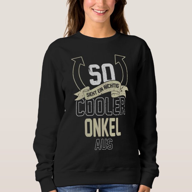 Sweatshirt Mens Ça A L'Air Un Vraiment Cool Oncle Fun (Devant)