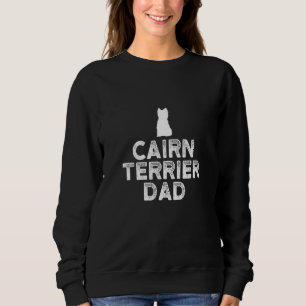 Sweatshirt Mens Cairn terrier papa chien chien chien chien ch