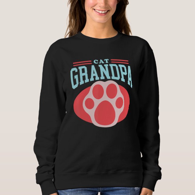 Sweatshirt Mens Cat Grandpa Kitty Cat Owner Kitten Cats 2 (Devant)