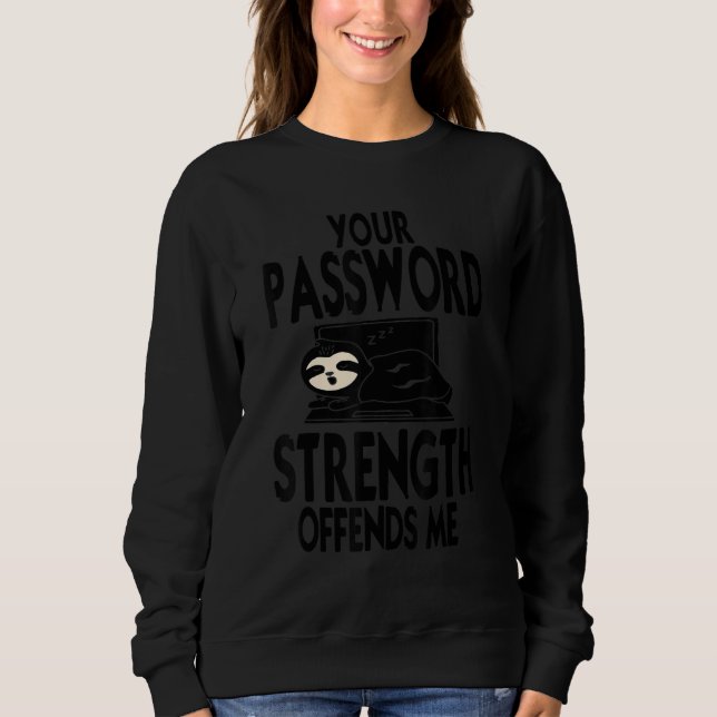 Sweatshirt Mens Cyber Security Expert for White Hat Hacker De (Devant)