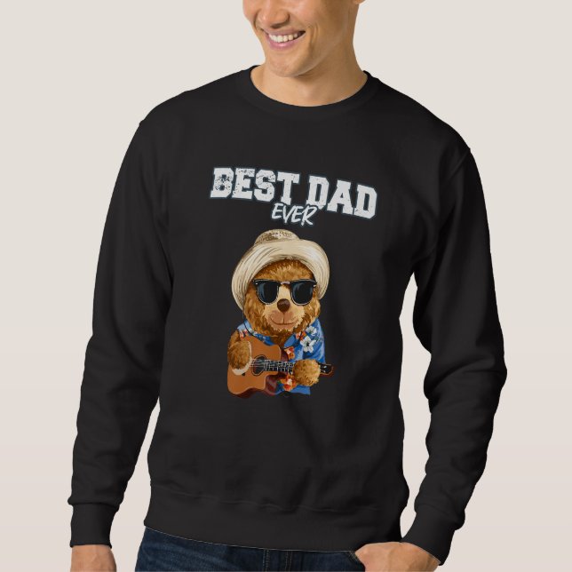 Sweatshirt Mens Dad 2023 Gitarrist for pregnancy announcement (Devant)