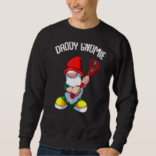 Sweatshirt Mens Daddy Gnome Cool de la Fête des pères Lacross
