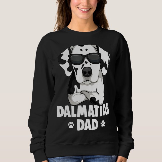 Sweatshirt Mens Dalmatian Dog Dad (Devant)