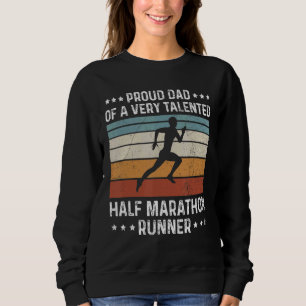 Sweatshirt Mens Demi-Marathon Citation Pour Un Demi-Marathon