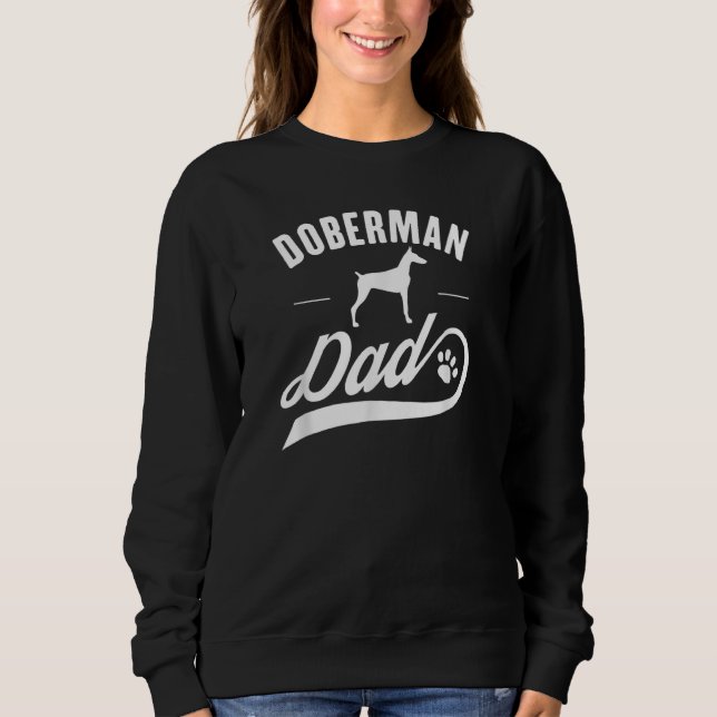 Sweatshirt Mens Doberman Dad Dog Owner (Devant)