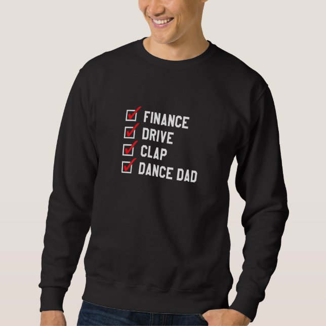 Sweatshirt Mens Drôle Danse Papa Graphic (Devant)