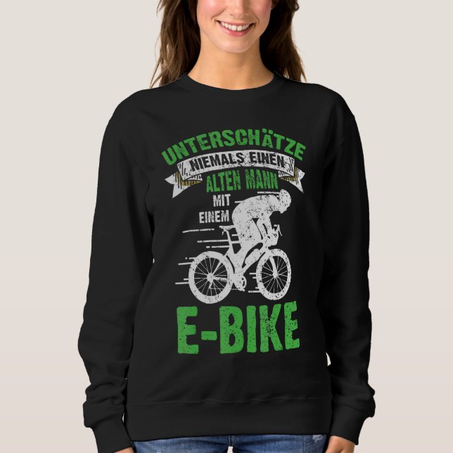 Sweatshirt Mens E Vélo Vélo Vieux Homme Dit Homme Ebike Ele H (Devant)