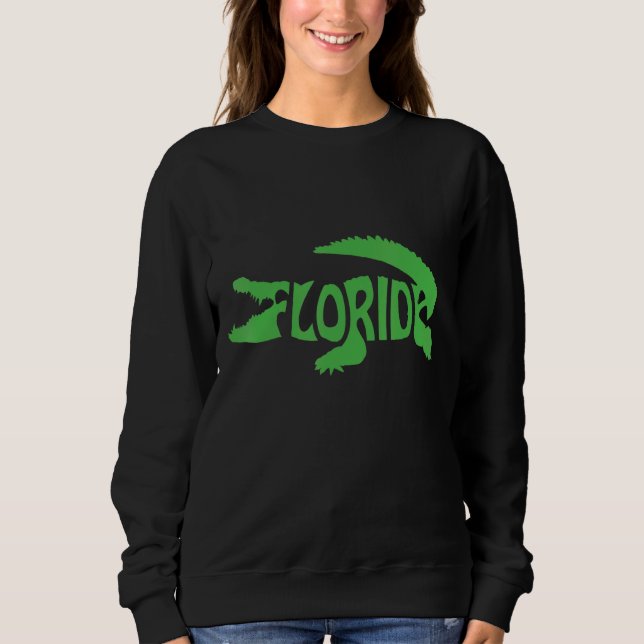 Sweatshirt Mens Florida Alligator (Devant)