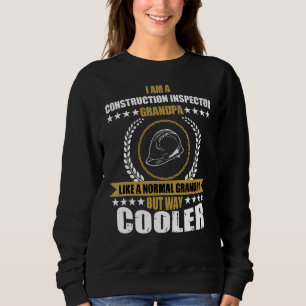 Sweatshirt Mens Fundy Inspecteur De Construction Grand-Père D