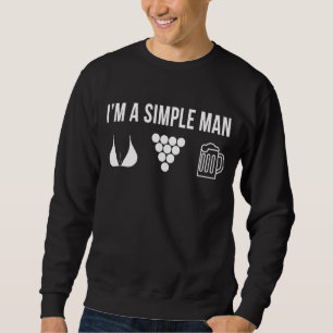 Sweatshirt Mens Funny Polo Billard Athlete Sports Je suis un 