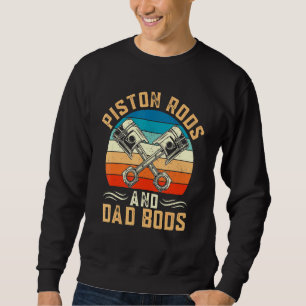 Sweatshirt Mens Garage Mécanique Vintage - Piston Rods Et Pap