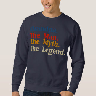 SWEATSHIRT MENS GRANDPA THE MAN