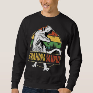 Sweatshirt Mens Grandpasaurus Rex Dinosaur Grandpa Saurus Fa