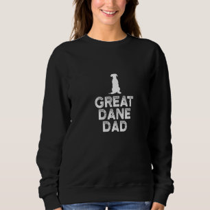 Sweatshirt Mens Great Dane Papa Great Dane chien chien propri