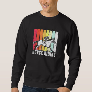 Sweatshirt Mens Horse équitation pour le légendaire Rider Gra