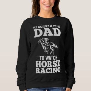 Sweatshirt Mens Horse équitation tenue père Citation cheval p