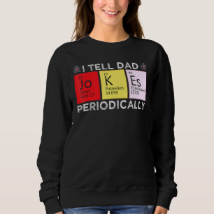 Sweatshirt Mens I Tell Papa plaisante Périodiquement Vintage