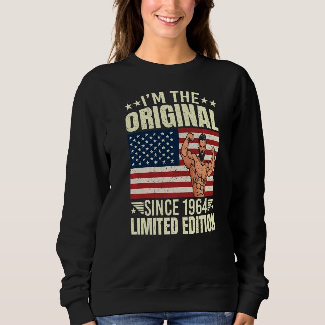 Sweatshirt Mens I'm The Original depuis 1964 Style Cool Retro (Devant)