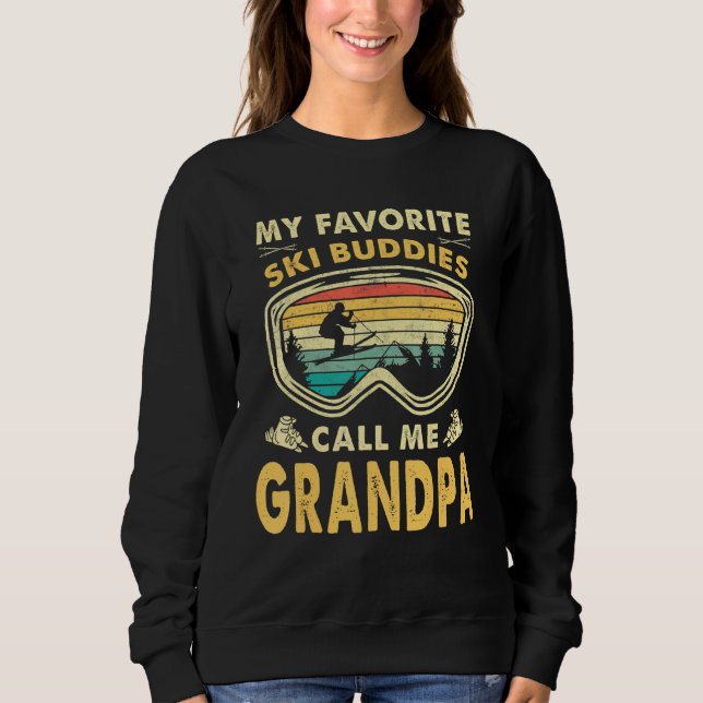 Sweatshirt Mens J'Ai Deux Titres Papa Et Grand-Père Fête des  (Devant)