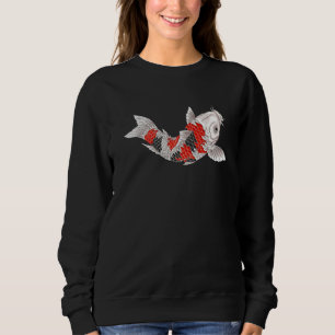 Sweatshirt Mens Japanese Koi Carp Nishikigoi Fish Decorative