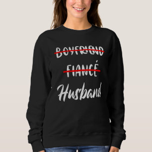Sweatshirt Mens Just Married His and Hers Newly Married Cou