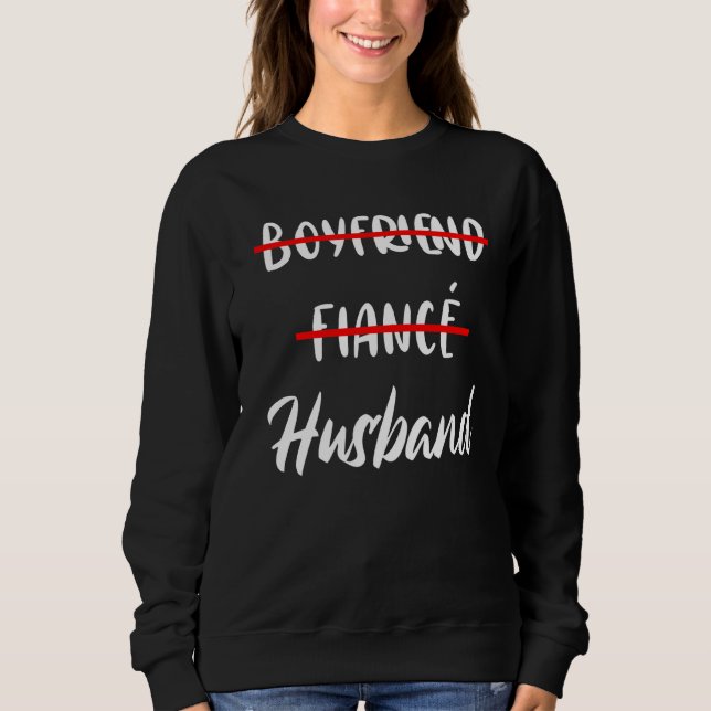 Sweatshirt Mens Just Married His and Hers Newly Married Cou (Devant)
